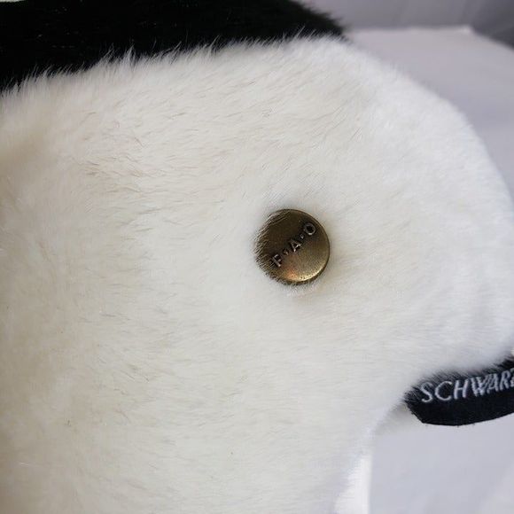 FAO Schwarz Realistic Boston Terrier Puppy Dog Plush Stuffed Animal with Tags - Picture 11 of 12